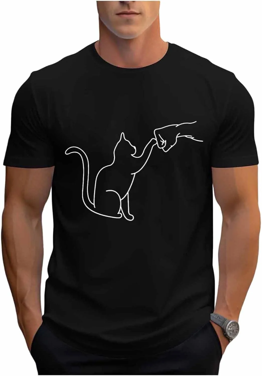 Футболка с коротким рукавом и принтом
Футболка с коротким рукавом и принтом