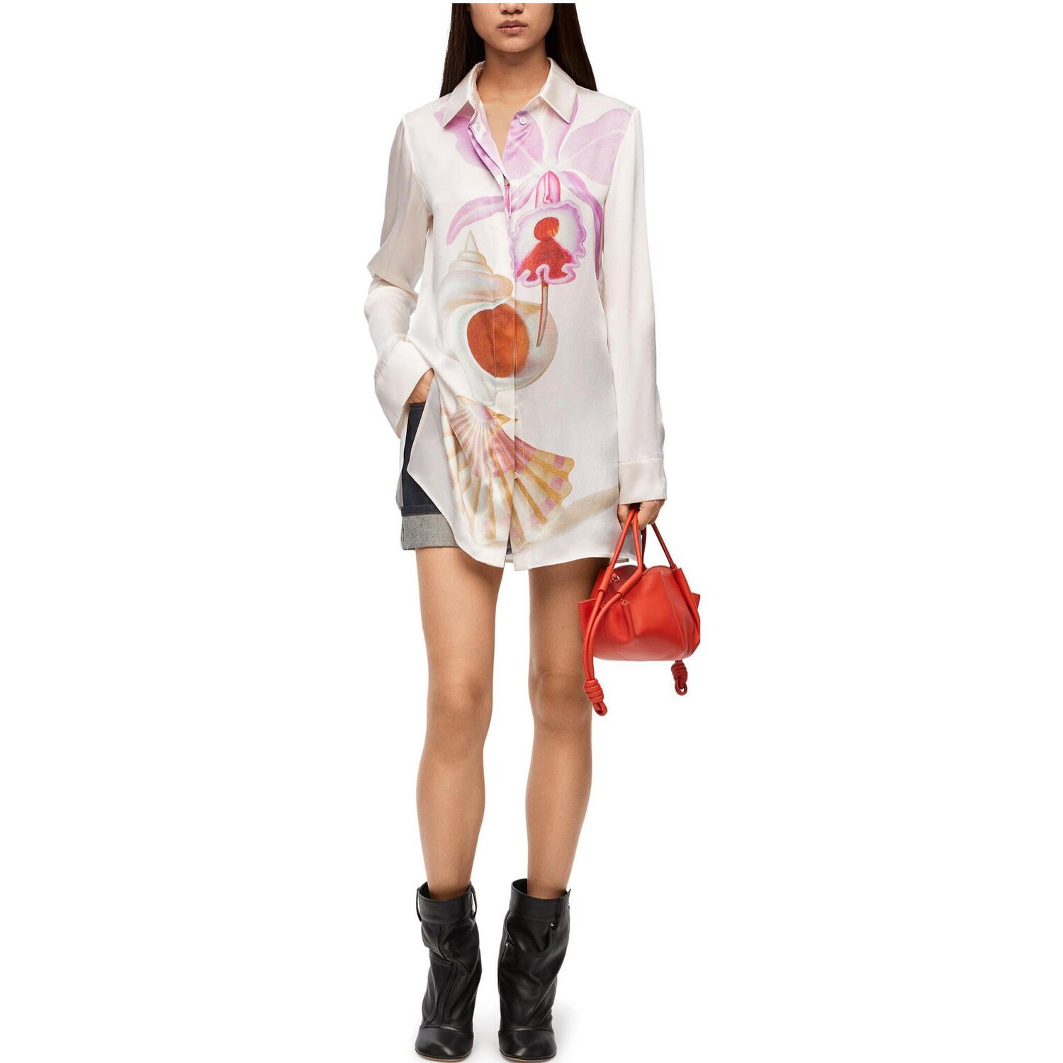 Рубашка женская Loewe, белый 
Рубашка женская Loewe, белый