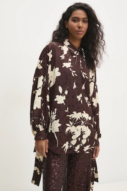 Рубашка Answear.Lab, коричневый 
Рубашка Answear.Lab, коричневый