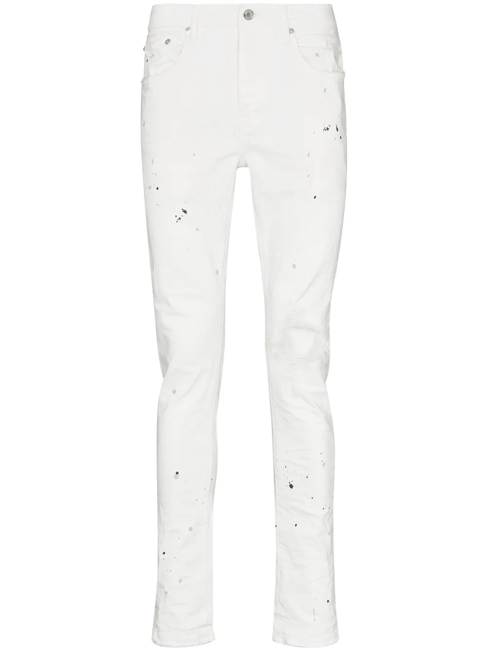 Джинсы скинни с эффектом разбрызганной краски Purple Brand, белый
Джинсы скинни с эффектом разбрызганной краски Purple Brand, белый