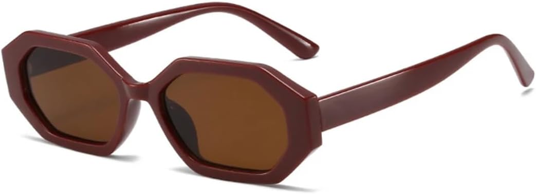 Модные солнцезащитные очки в форме маленького многоугольника и квадрата для женщин, с градиентным переходом цвета, защитой от УФ-излучения UV400, в стиле ретро для мужчин UATXTAU, Red Brown Tea
Модные солнцезащитные очки в форме маленького многоугольника и квадрата для женщин, с градиентным переходом цвета, защитой от УФ-излучения UV400, в стиле ретро для мужчин UATXTAU, Red Brown Tea