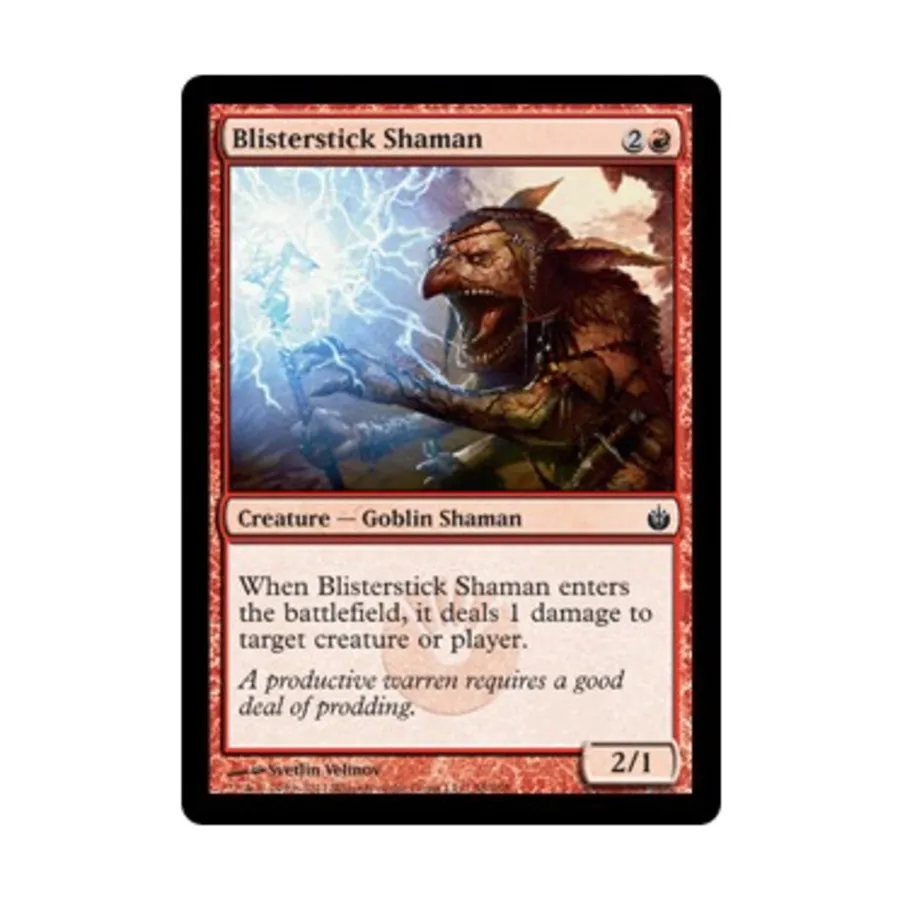 CCG Блистерстик Шаман (С) (Фольга), MTG - Mirrodin Besieged
CCG Блистерстик Шаман (С) (Фольга), MTG - Mirrodin Besieged