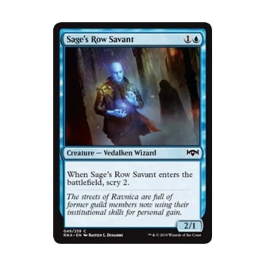 CCG Савант Сейджс-Роу (клавиша C), MTG - Ravnica Allegiance
CCG Савант Сейджс-Роу (клавиша C), MTG - Ravnica Allegiance