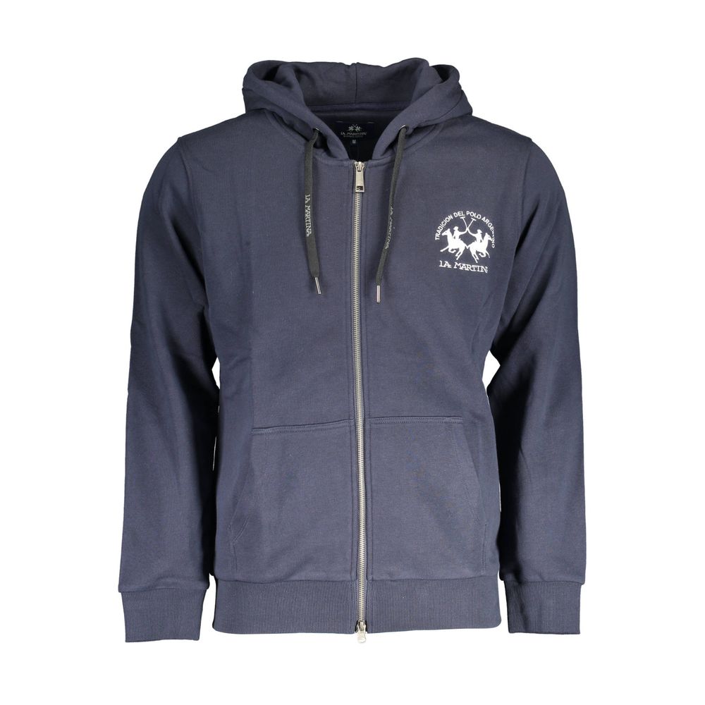 Синий хлопковый свитер La Martina
Синий хлопковый свитер La Martina