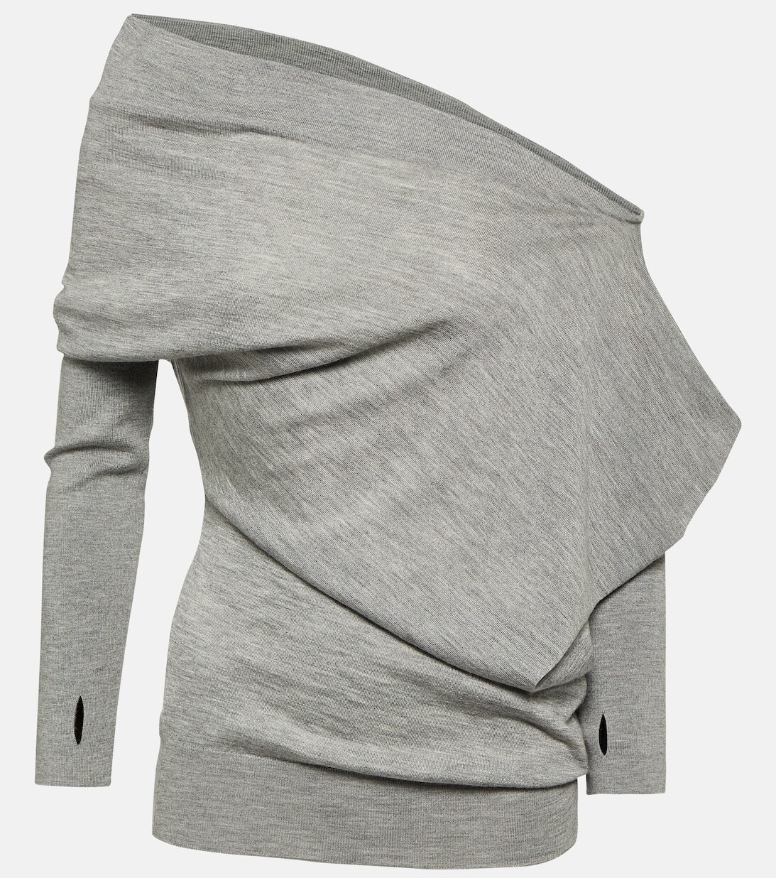 Свитер на одно плечо из кашемира и шелка TOM FORD, серый
Свитер на одно плечо из кашемира и шелка TOM FORD, серый