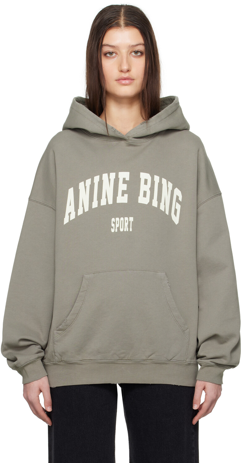 Серая толстовка Harvey ANINE BING, Green
Серая толстовка Harvey ANINE BING, Green