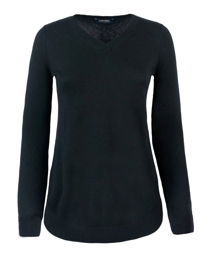 Черный шерстяной свитер Max Mara Studio, черный
Черный шерстяной свитер Max Mara Studio, черный