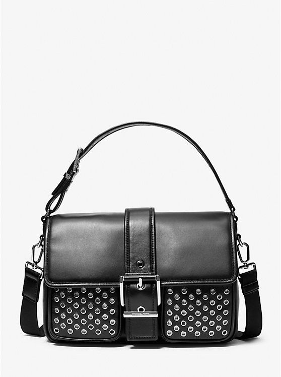 Сумка-Мессенджер Colby среднего размера из кожи с люверсами Michael Kors, черный
Сумка-Мессенджер Colby среднего размера из кожи с люверсами Michael Kors, черный