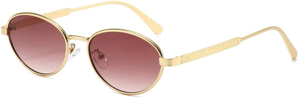 Роскошные солнцезащитные очки с градиентной овальной оправой для женщин, в стиле панк, универсальные повседневные очки для мужчин, защита от УФ-излучения UV400 SZVVBKK, Golden Red
Роскошные солнцезащитные очки с градиентной овальной оправой для женщин, в стиле панк, универсальные повседневные очки для мужчин, защита от УФ-излучения UV400 SZVVBKK, Golden Red