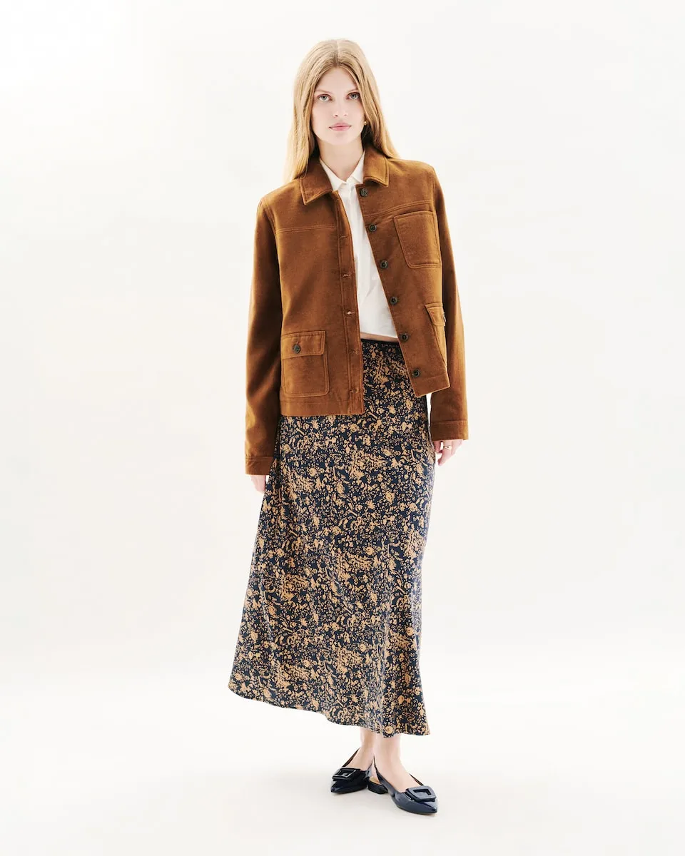 Женская куртка из бархата прямого кроя Caroll, серо-коричневый
Женская куртка из бархата прямого кроя Caroll, серо-коричневый