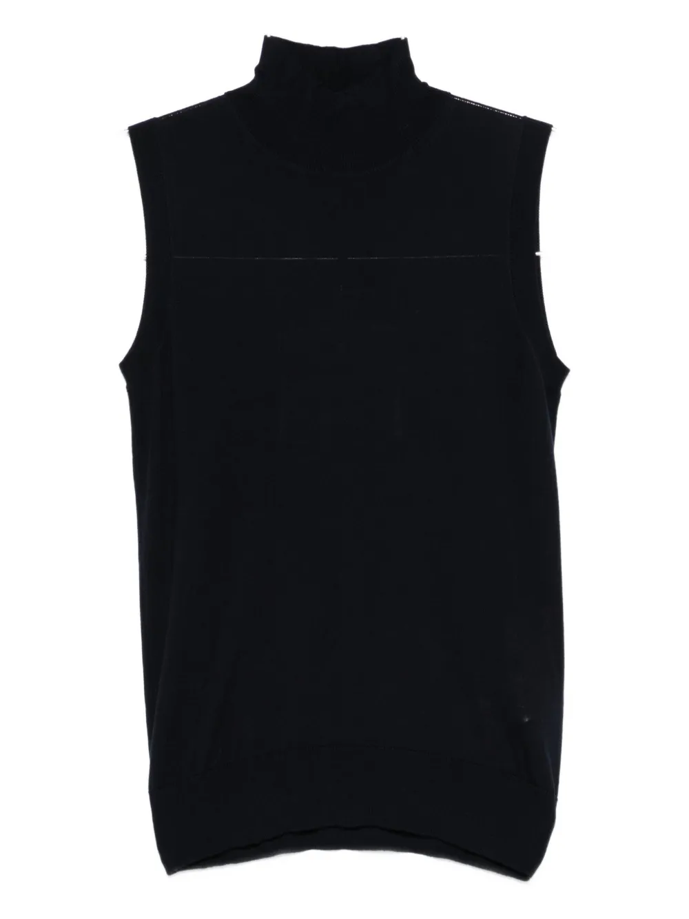 Топ без рукавов с высоким воротом 'S Max Mara, синий
Топ без рукавов с высоким воротом 'S Max Mara, синий