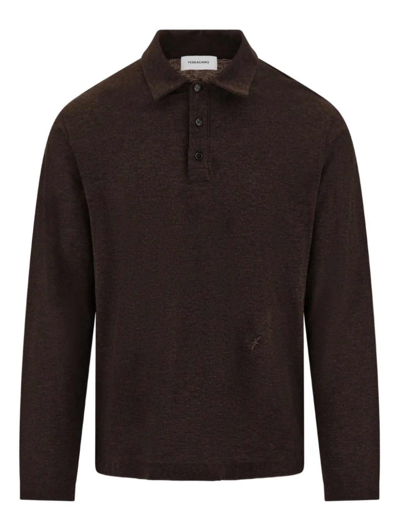 Ferragamo рубашка поло с длинными рукавами, коричневый
Ferragamo рубашка поло с длинными рукавами, коричневый