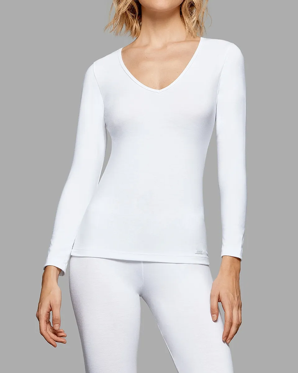 Женская термокофта с длинными рукавами и V-образным вырезом Impetus, белый
Женская термокофта с длинными рукавами и V-образным вырезом Impetus, белый