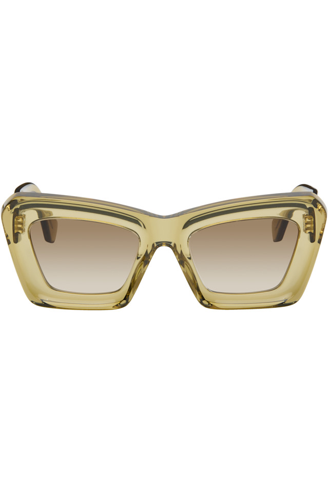 Loewe Зеленые солнцезащитные очки с анаграммой
Loewe Зеленые солнцезащитные очки с анаграммой