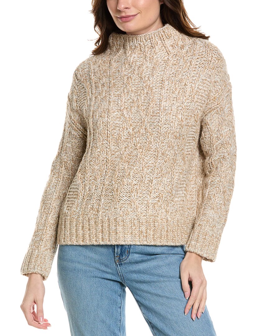 Свитер Vince Textured Cable Funnel из смесовой шерсти 
Свитер Vince Textured Cable Funnel из смесовой шерсти