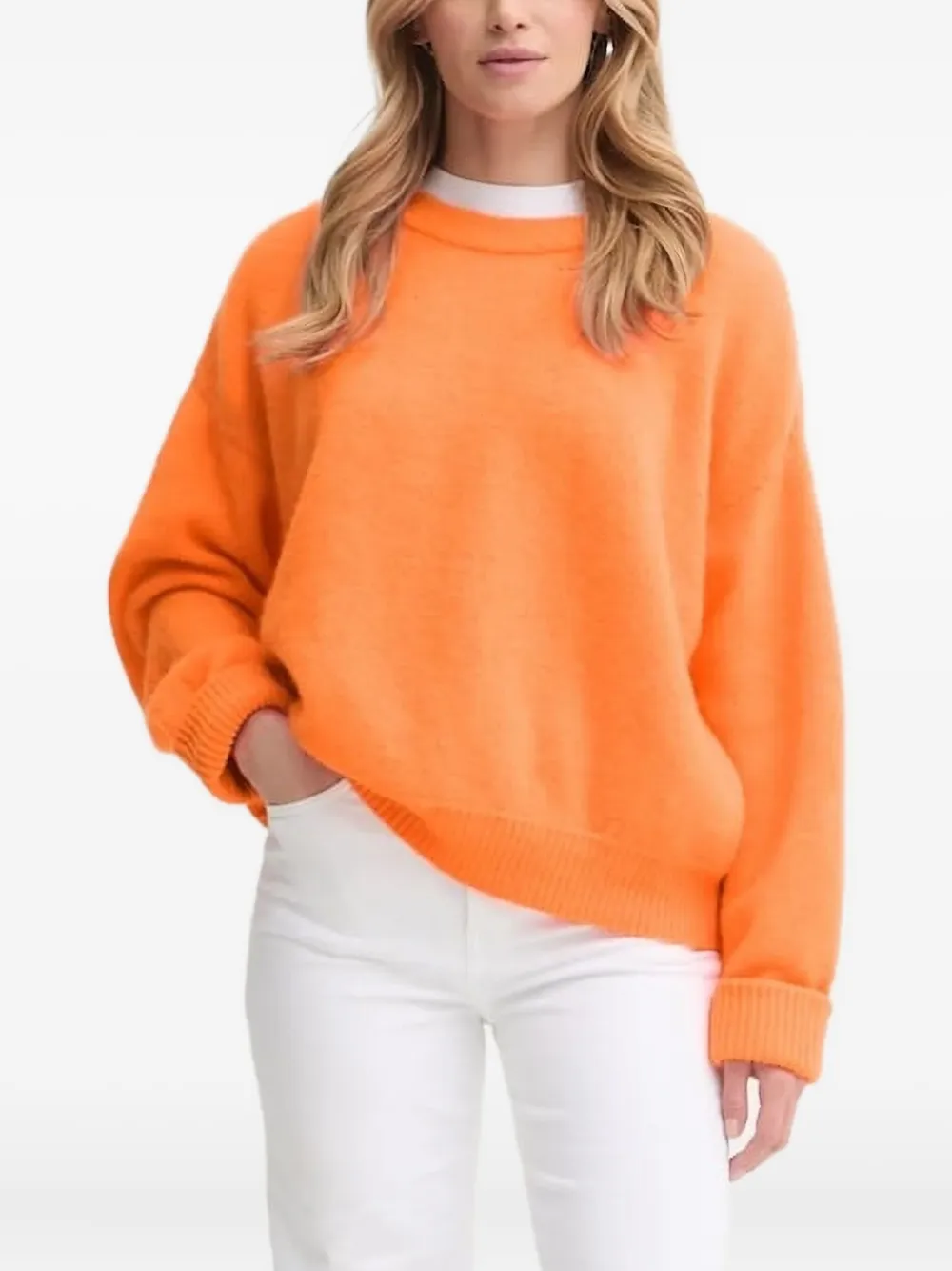 Свитер с круглым вырезом American Vintage, оранжевый
Свитер с круглым вырезом American Vintage, оранжевый