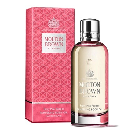 Molton Brown Ухаживающее масло для тела с огненно-розовым перцем 100 мл
Molton Brown Ухаживающее масло для тела с огненно-розовым перцем 100 мл