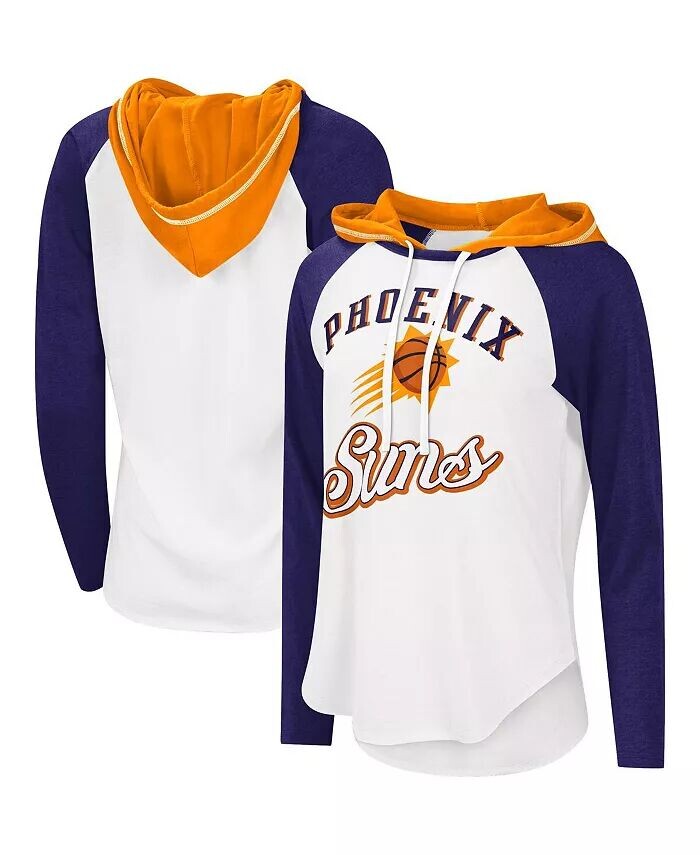 Женская белая толстовка с длинным рукавом Phoenix Suns MVP реглан и футболка G-Iii 4Her By Carl Banks
Женская белая толстовка с длинным рукавом Phoenix Suns MVP реглан и футболка G-Iii 4Her By Carl Banks