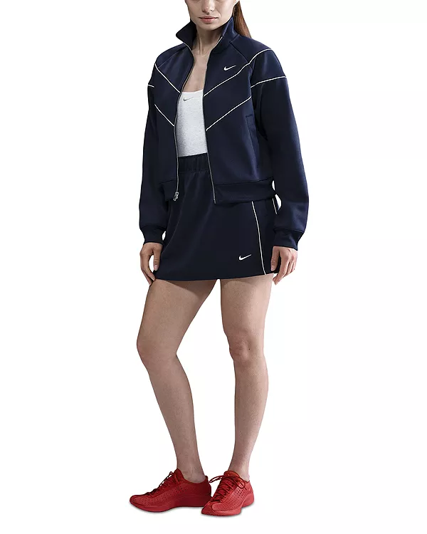 Вязаная куртка с высоким воротником Nike, синий
Вязаная куртка с высоким воротником Nike, синий