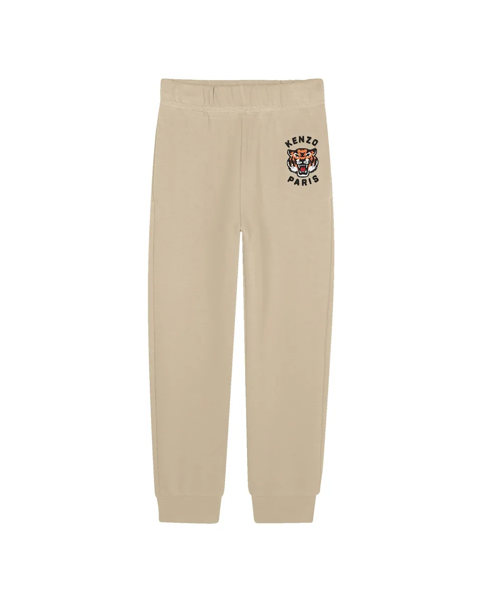 Детские спортивные брюки из хлопка с эластичной талией Kenzo Kids, бежевый
Детские спортивные брюки из хлопка с эластичной талией Kenzo Kids, бежевый