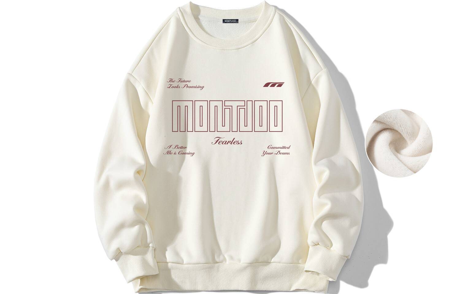 Толстовка унисекс MONTVOO, Розовый (на флисовой подкладке)
Толстовка унисекс MONTVOO, Розовый (на флисовой подкладке)