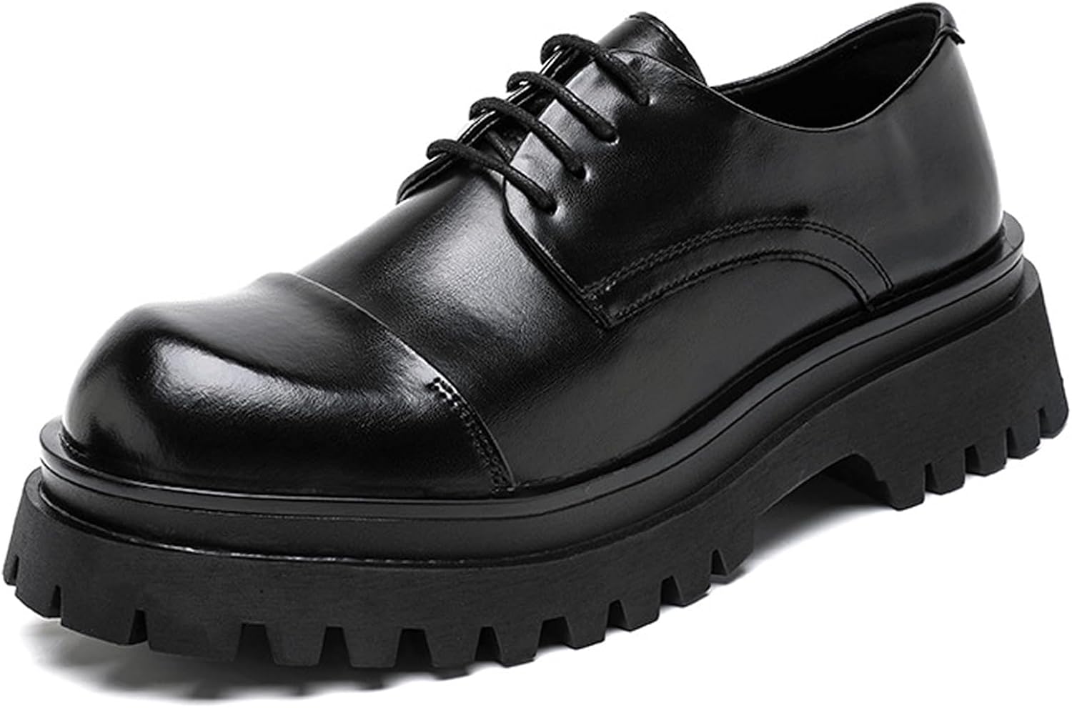 Мужские кожаные оксфорды с платформой и закрытым носком, классический округлый носок, шнуровка, подошва с протектором, массивный каблук, туфли дерби для торжеств и повседневной носки, с эффектом увеличения роста Optigard, черный
Мужские кожаные оксфорды с платформой и закрытым носком, классический округлый носок, шнуровка, подошва с протектором, массивный каблук, туфли дерби для торжеств и повседневной носки, с эффектом увеличения роста Optigard, черный