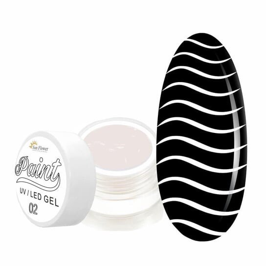 Цвет геля краски - Белый 02, SUNFLOWER
Цвет геля краски - Белый 02, SUNFLOWER