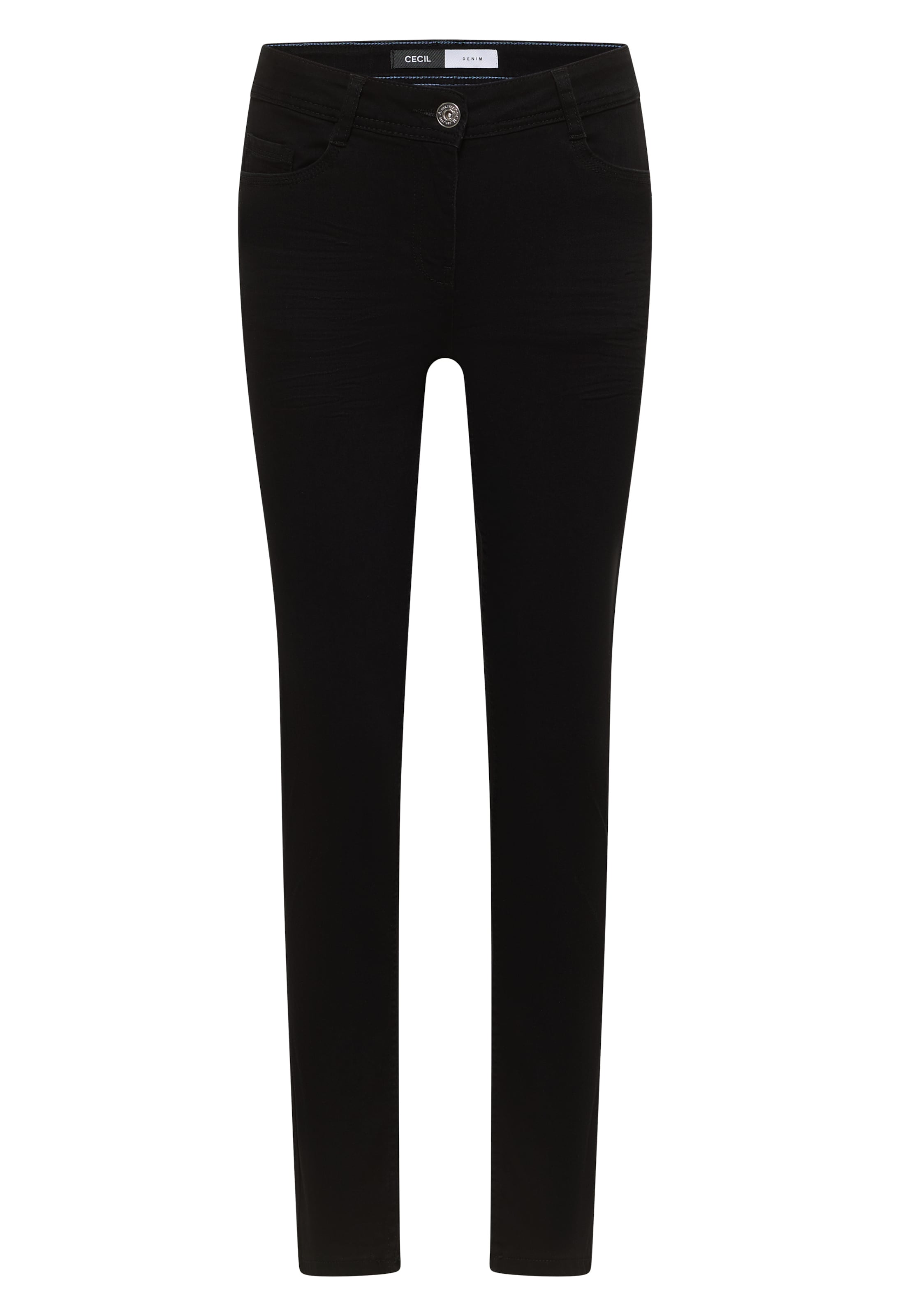 CECIL Джинсы Slim fit из черного денима
CECIL Джинсы Slim fit из черного денима