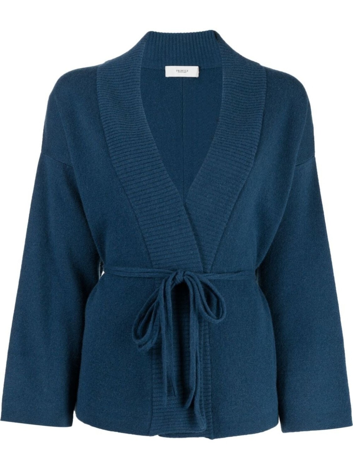 Кардиган с завязками и V-образным вырезом Pringle of Scotland, синий
Кардиган с завязками и V-образным вырезом Pringle of Scotland, синий