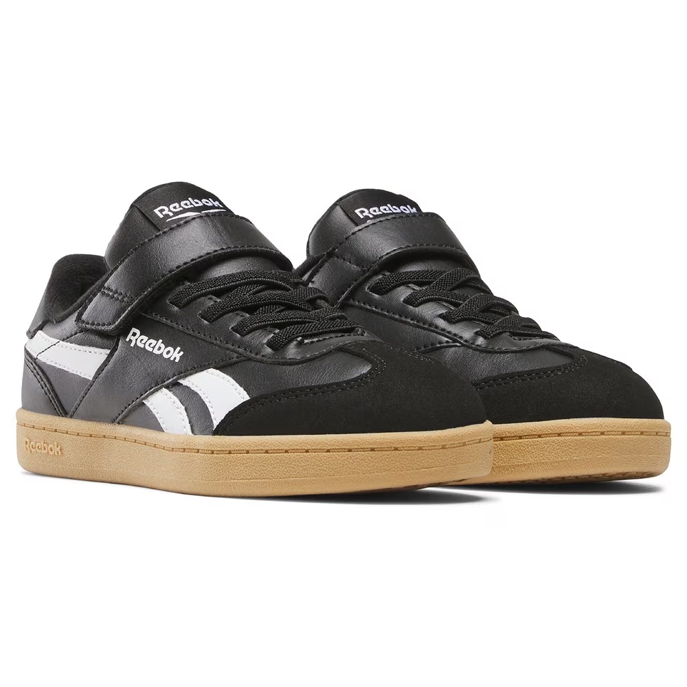 Детские кроссовки на липучках Reebok Smash Edge Strap для малышей, black/white/gum
Детские кроссовки на липучках Reebok Smash Edge Strap для малышей, black/white/gum