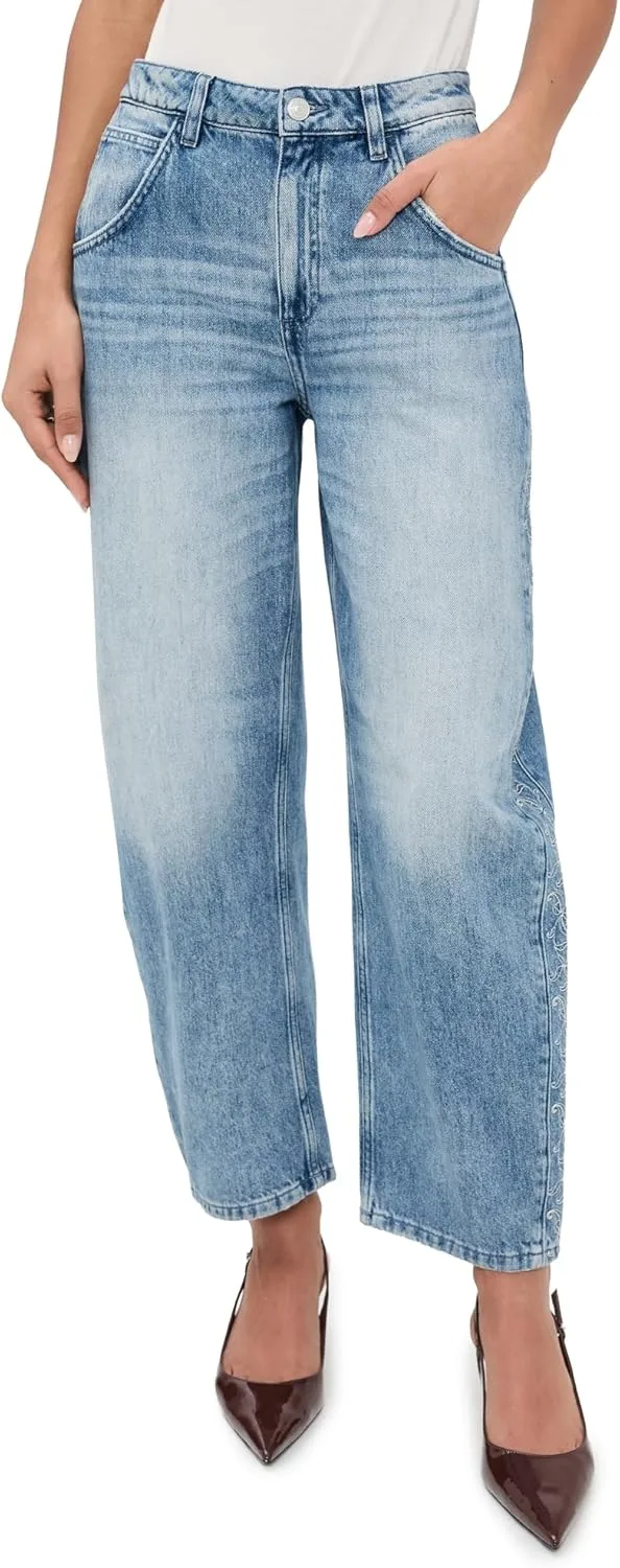 Seventy + Mochi женские джинсы Bo с вышивкой
Seventy + Mochi женские джинсы Bo с вышивкой