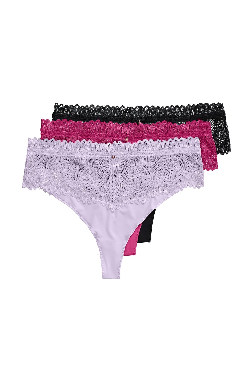 TruYou Трусы-стринги в цветах Lilac, Dark Pink, Black
TruYou Трусы-стринги в цветах Lilac, Dark Pink, Black