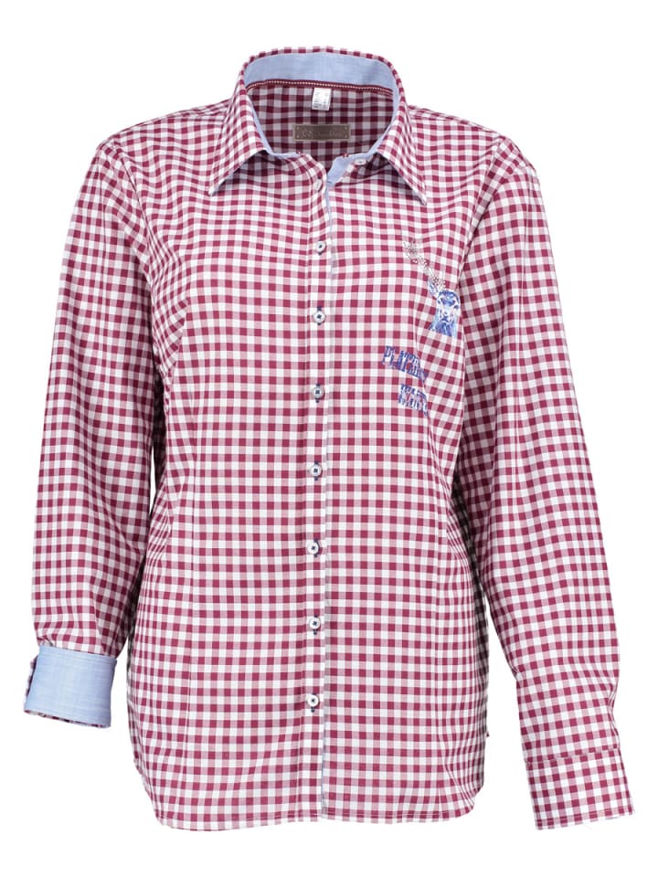 Блузка Fenadi бордового цвета OS-Trachten
Блузка Fenadi бордового цвета OS-Trachten