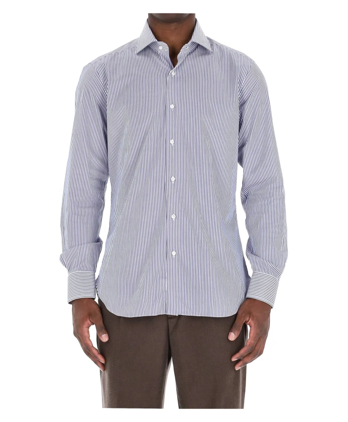 Белая хлопковая дорожная рубашка Barba, мультиколор
Белая хлопковая дорожная рубашка Barba, мультиколор