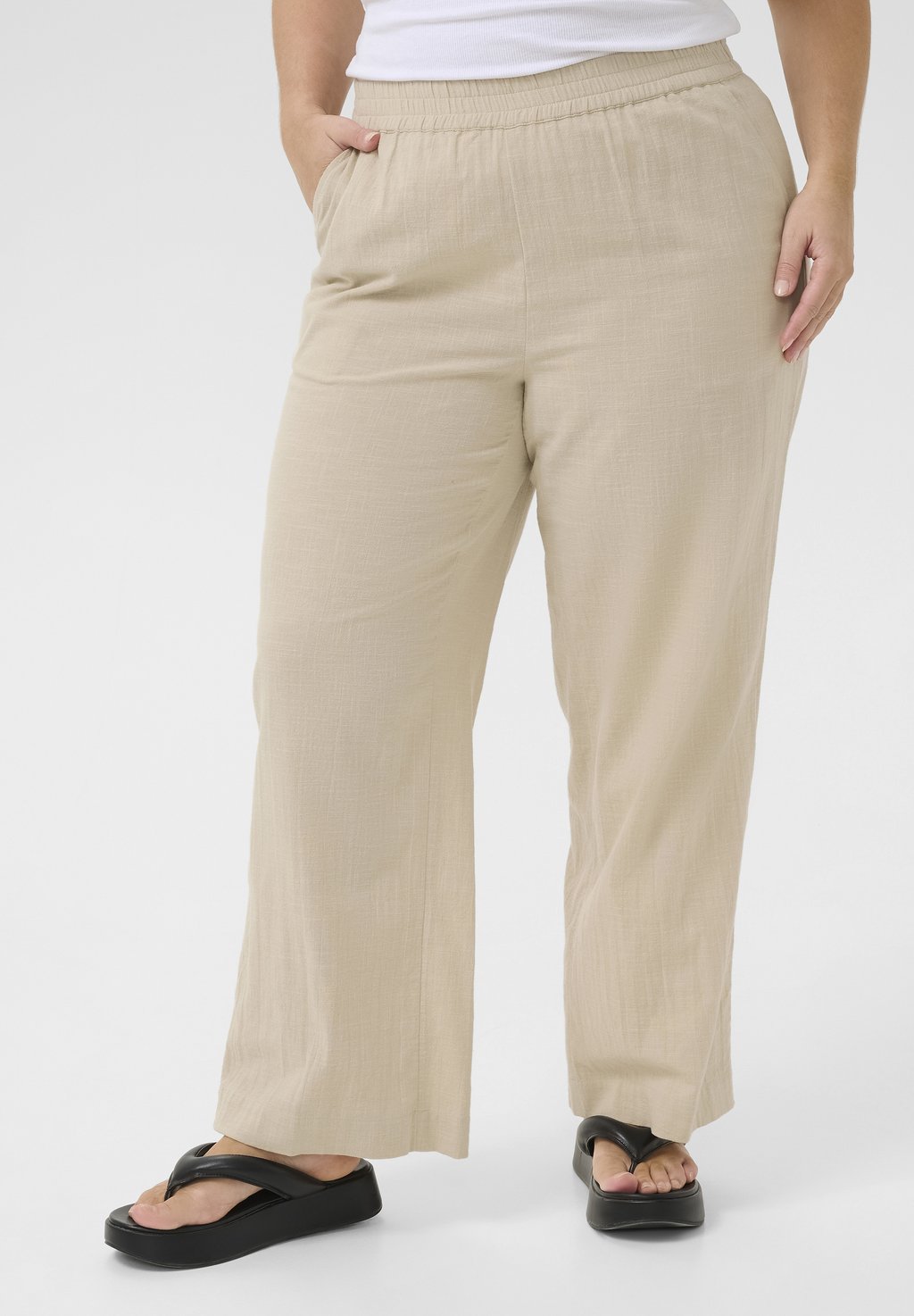 Брюки KCPAULA Kaffe Curve, песочный
Брюки KCPAULA Kaffe Curve, песочный