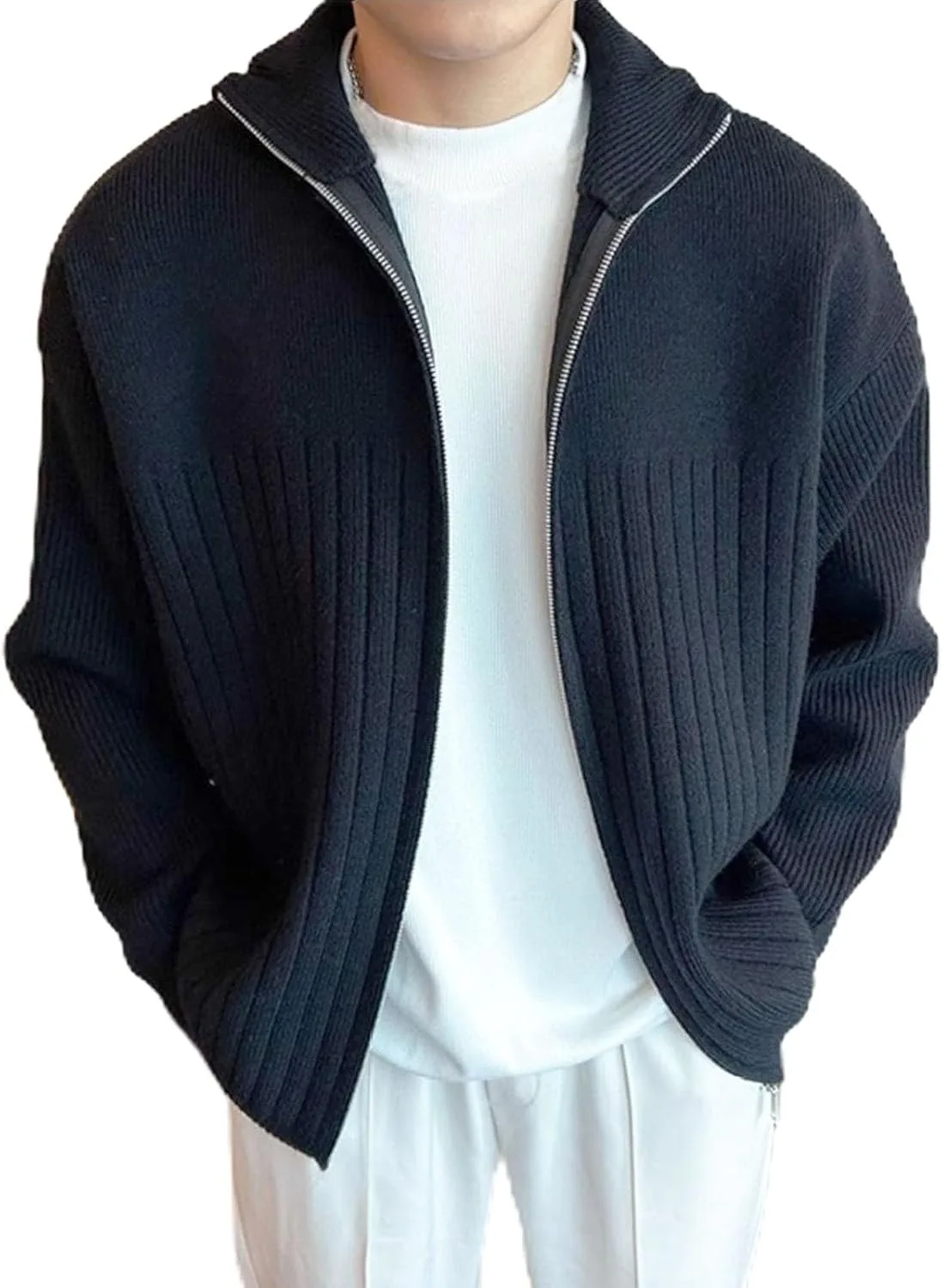 Мужской кардиган на молнии легкий приталенный вязаный YCDWCCMUX
Мужской кардиган на молнии легкий приталенный вязаный YCDWCCMUX