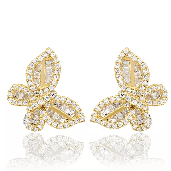 Серьги-Гвоздики Suzy Levian из стерлингового серебра с кубическим цирконием в форме бабочки Suzy Levian New York, gold
Серьги-Гвоздики Suzy Levian из стерлингового серебра с кубическим цирконием в форме бабочки Suzy Levian New York, gold