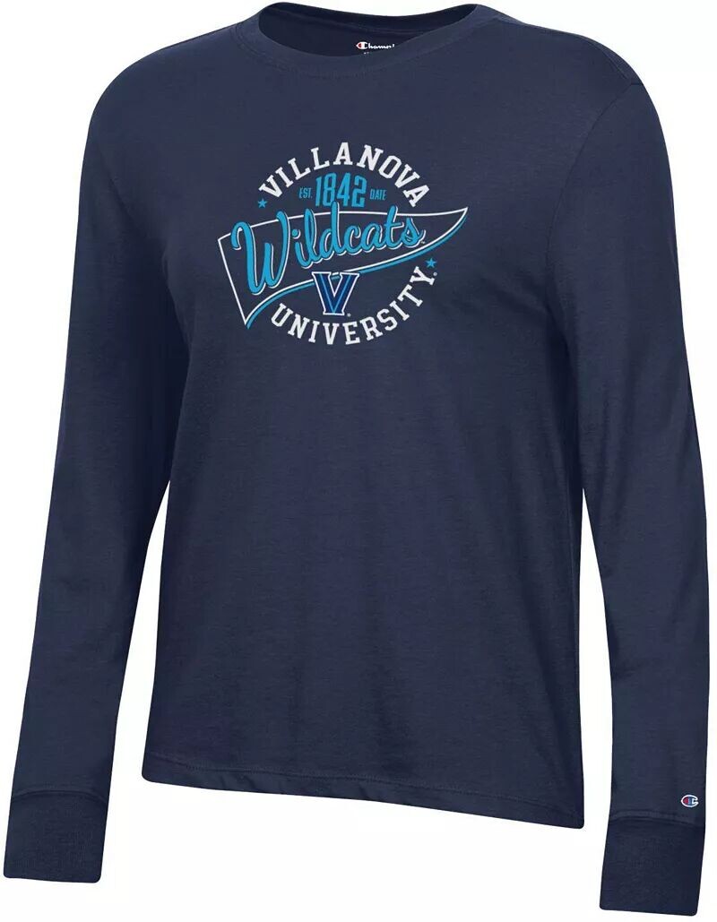 Женская темно-синяя футболка с длинными рукавами Champion Villanova Wildcats Core
Женская темно-синяя футболка с длинными рукавами Champion Villanova Wildcats Core