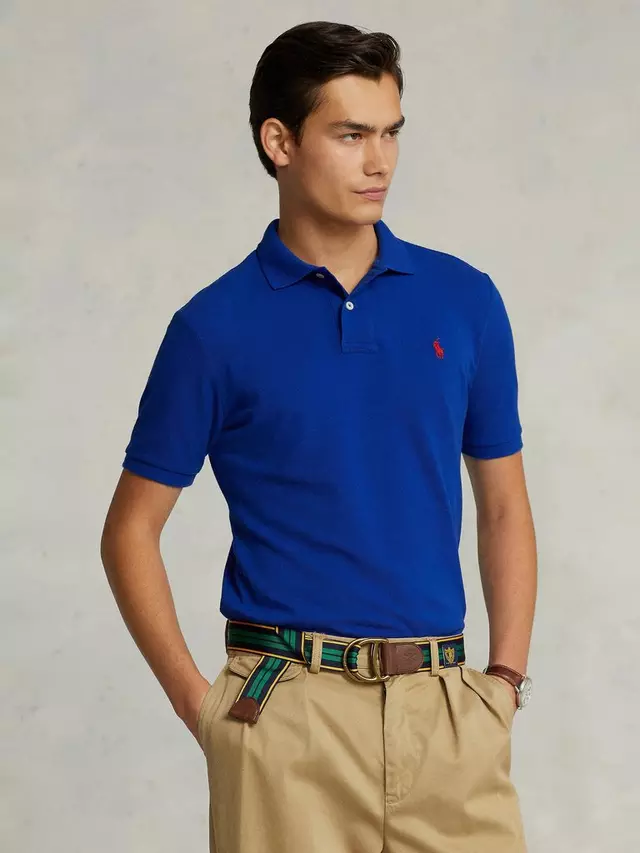 Поло Ralph Lauren Polo Ralph Lauren Short Sleeve Custom Slim Fit, цвет heritage/royal/c3870
Поло Ralph Lauren Polo Ralph Lauren Short Sleeve Custom Slim Fit, цвет heritage/royal/c3870