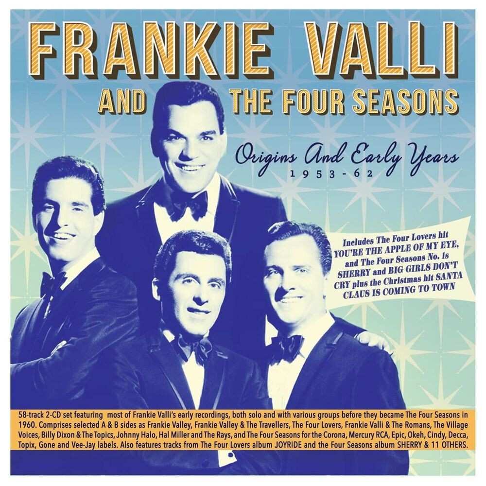 Диск CD Origins & Early Years 1953-62 - Frankie Valli, The Four Seasons
Диск CD Origins & Early Years 1953-62 - Frankie Valli, The Four Seasons