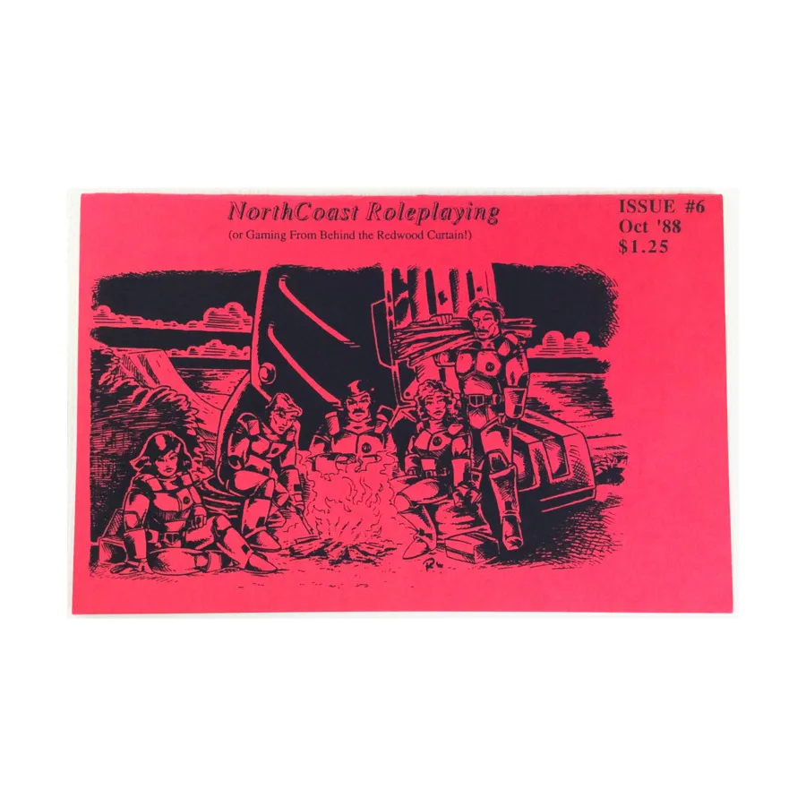 Журнал #6 "A Closer Look at Fast-Talk, Vampires As Player Characters, Old Soldiers Never Die", Northcoast Roleplaying Magazine
Журнал #6 "A Closer Look at Fast-Talk, Vampires As Player Characters, Old Soldiers Never Die", Northcoast Roleplaying Magazine