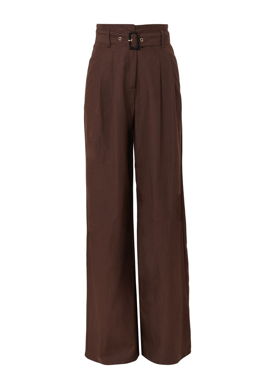 Широкие брюки со складками спереди COMMA Сomma x Füsun Lindner, Chocolate
Широкие брюки со складками спереди COMMA Сomma x Füsun Lindner, Chocolate