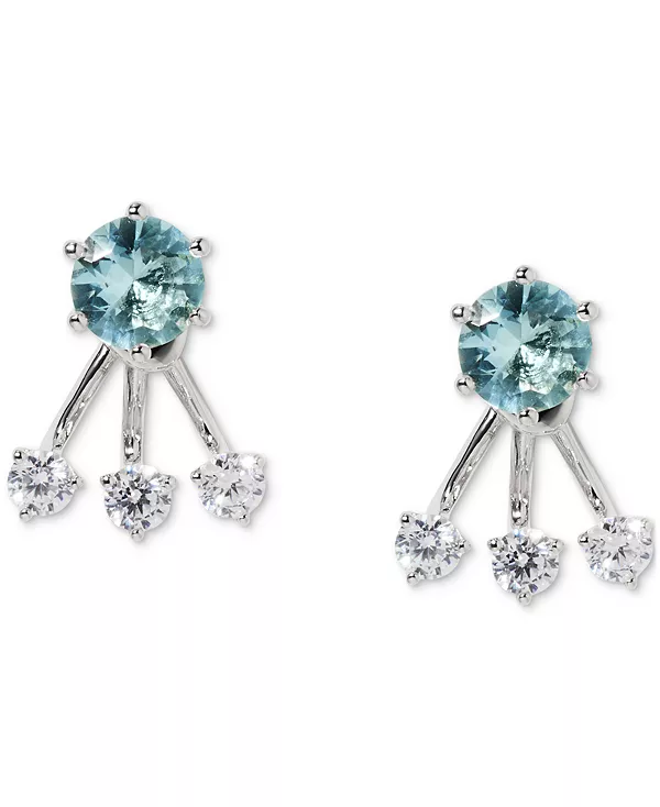 Серьги-Жакеты с серебристыми камнями, эксклюзивно в Macy's Eliot Danori, blue
Серьги-Жакеты с серебристыми камнями, эксклюзивно в Macy's Eliot Danori, blue