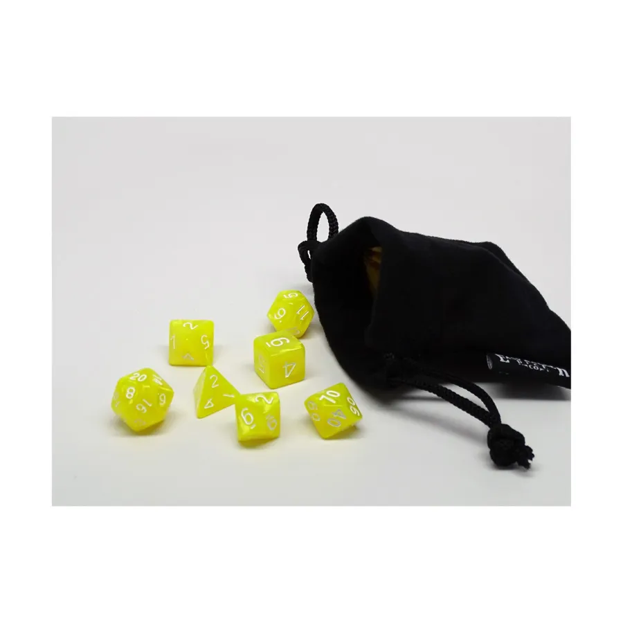 Лимонный вихрь с белым (7), Dice - 7 Piece Poly Sets - Marble/Swirl (Easy Roller Dice) 
Лимонный вихрь с белым (7), Dice - 7 Piece Poly Sets - Marble/Swirl (Easy Roller Dice)