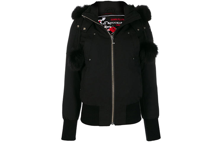 Куртка с меховым капюшоном Moose Knuckles, черный
Куртка с меховым капюшоном Moose Knuckles, черный