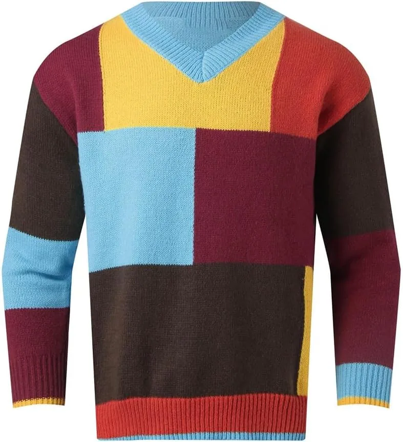 Мужской свитер V-образного выреза в стиле ретро, Regular Fit, повседневный Bciopll
Мужской свитер V-образного выреза в стиле ретро, Regular Fit, повседневный Bciopll