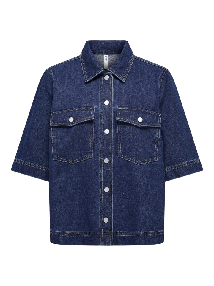 Рубашка ONLY, темно-синий деним
Рубашка ONLY, темно-синий деним