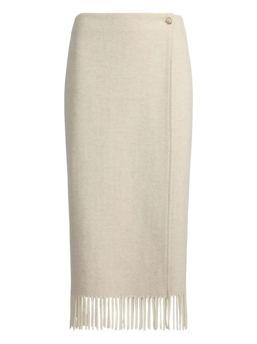 Юбка с узором в елочку и бахромой POLO RALPH LAUREN, нейтральный
Юбка с узором в елочку и бахромой POLO RALPH LAUREN, нейтральный