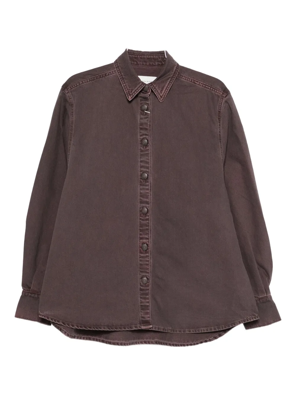 Рубашка из хлопка на пуговицах Magda Butrym, коричневый
Рубашка из хлопка на пуговицах Magda Butrym, коричневый
