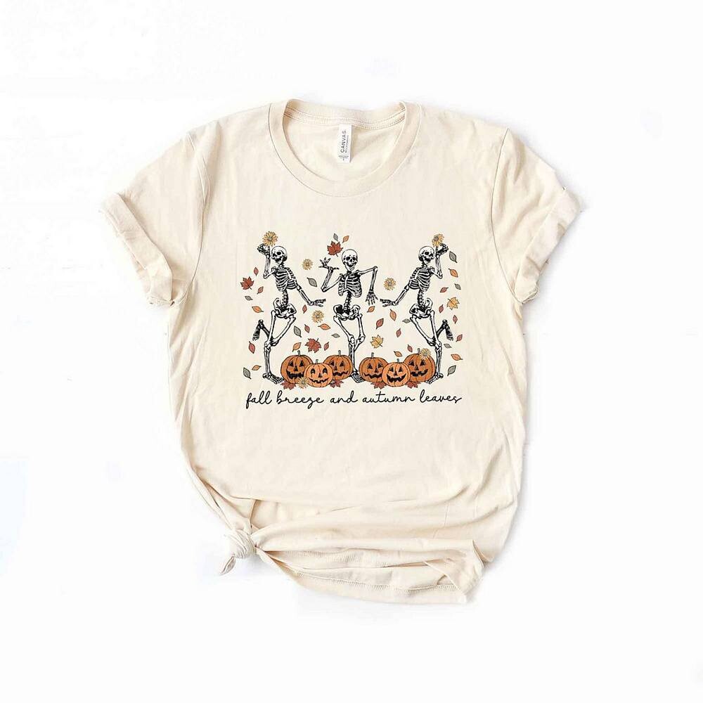 Футболка с короткими рукавами и рисунком скелетов Fall Breeze Simply Sage Market, цвет Cream
Футболка с короткими рукавами и рисунком скелетов Fall Breeze Simply Sage Market, цвет Cream